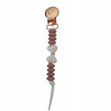 Double Heart Silicone Pacifier Clip
