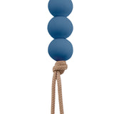 Gold Button Silicone Pacifier Clip