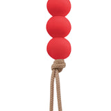 Gold Button Silicone Pacifier Clip