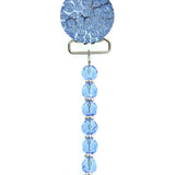 Crushed Crystal Design with European Crystals Pacifier Clip (CCRC, CCRB, CCRP)
