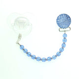 Crushed Crystal Design with European Crystals Pacifier Clip (CCRC, CCRB, CCRP)
