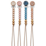 Pearl Silicone Pacifier Clip