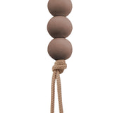 Silver Button Silicone Pacifier Clip