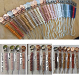 Silicone beads, solid design, pacifier clip (SS)