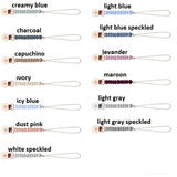 Silicone beads, solid design, pacifier clip (SS)