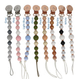 Silicone Pacifier Clip | Binky Clip | Newborn Baby Boy Girl Shower Gift