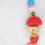Wooden Girl Pacifier Clip (ADP) (msrp 18.00)