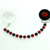 Multi Color Baby Lips Pacifier Clip with Matching Beads