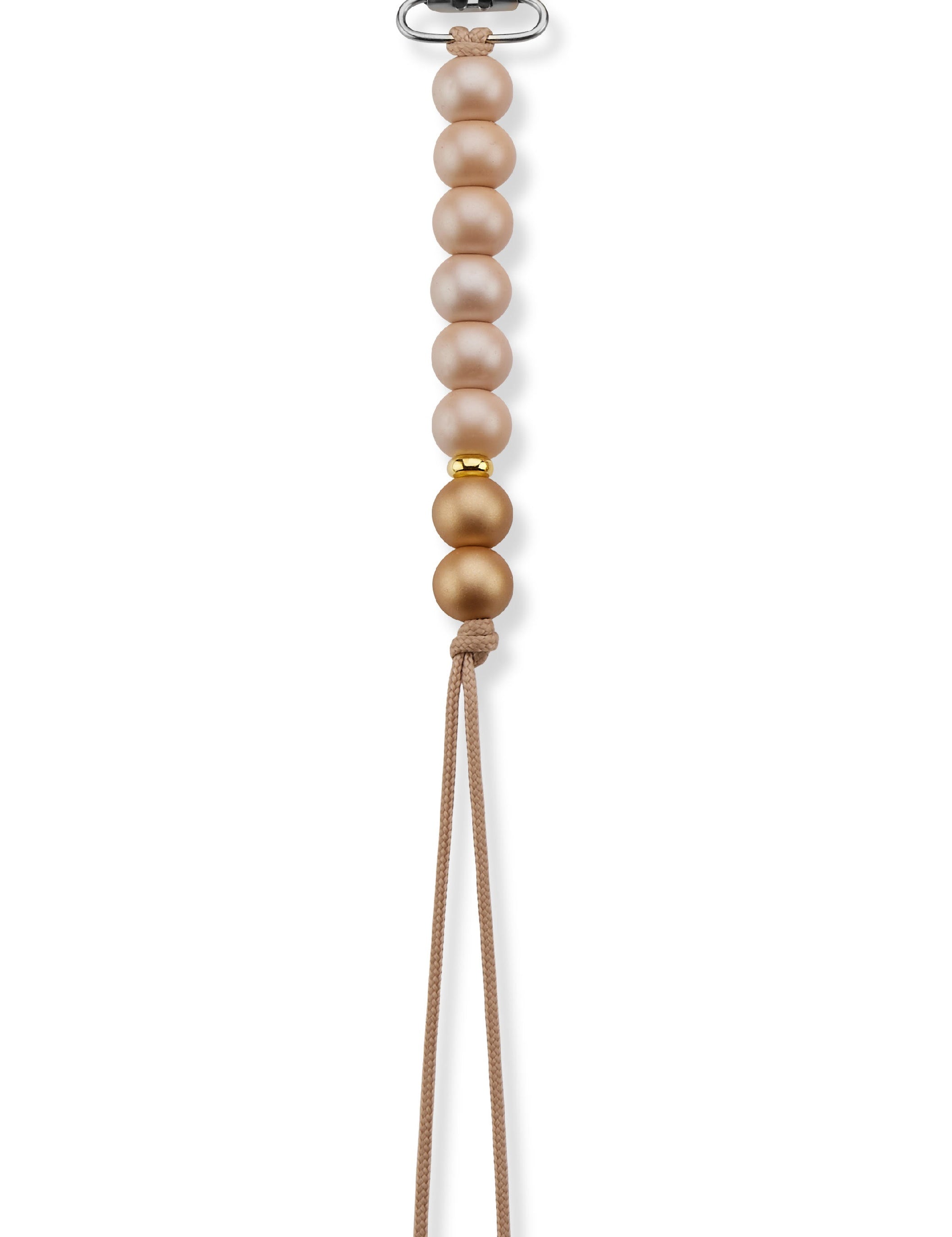 Pearl Silicone Pacifier Clip