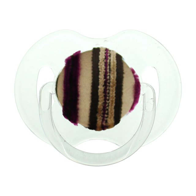 Striped Velvet Pacifier