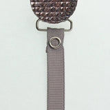 Crystal Clips Ribbon Pacifier Clip (RQS) united colors of crystal dream !(msrp 19.99)