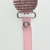 Crystal Clips Ribbon Pacifier Clip (RQS) united colors of crystal dream !(msrp 19.99)