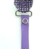 Crystal Clips Ribbon Pacifier Clip (RQS) united colors of crystal dream !(msrp 19.99)