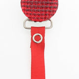 Crystal Clips Ribbon Pacifier Clip (RQS) united colors of crystal dream !(msrp 19.99)