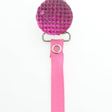 Crystal Clips Ribbon Pacifier Clip (RQS) united colors of crystal dream !(msrp 19.99)