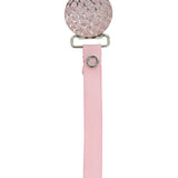 Crushed Crystal Pacifier Clip in many colors
