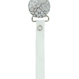 Crushed Crystal Pacifier Clip in many colors