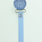 Crushed Crystal Pacifier Clip in many colors