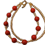 Crystal Dream Gold Double Bracelet (B2506-D)