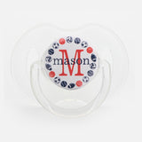 Personalized Name Boys Sports Themed Pacifier