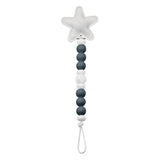 Star Silicone Pacifier Clip | Binky Clip  | Newborn Baby Boy Girl Shower Gift