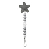 Star Silicone Pacifier Clip | Binky Clip  | Newborn Baby Boy Girl Shower Gift