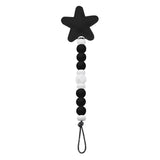 Star Silicone Pacifier Clip | Binky Clip  | Newborn Baby Boy Girl Shower Gift