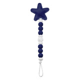 Bright Star Silicone Pacifier Clip | Binky Clip  | Newborn Baby Boy Girl Chew Gift