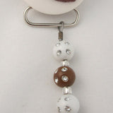 Football Pacifier clip with Matchin Beads (CMF) sports