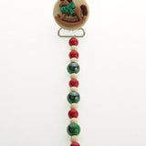 Festive Holiday Pacifier Clip (CHRH)