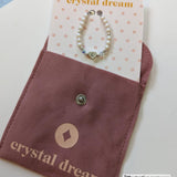 Beautiful Baby Girl Personalized Name Bracelet, Sterling Silver, With Shades Of Lavender Austrian Pearls (BNBC-2)
