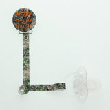 happy happy happy Duck Dynasty Baby Pacifier Clip