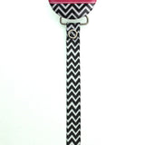 Personalized Name Black & White Chevron Pacifier Clip (PER52) (MSRP 19.00)