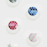 Multi-Color Moroccan Tile Pacifier Clip with Matching Ribbon (MSRP 19.00)
